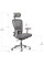 Крісло Mealux Q1 Air Fabric Grey (арт. HF Q-1 F/G) - спинка сітка / сидіння тканина / сірий колір (коробок-1 шт.)