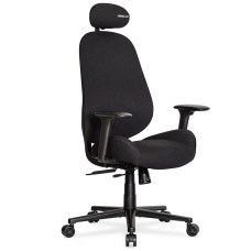 Офісне крісло Mealux HF-Q26 Black (арт. HF-Q26 F/B) (sale) - чорна тканина (коробок 1 шт.)