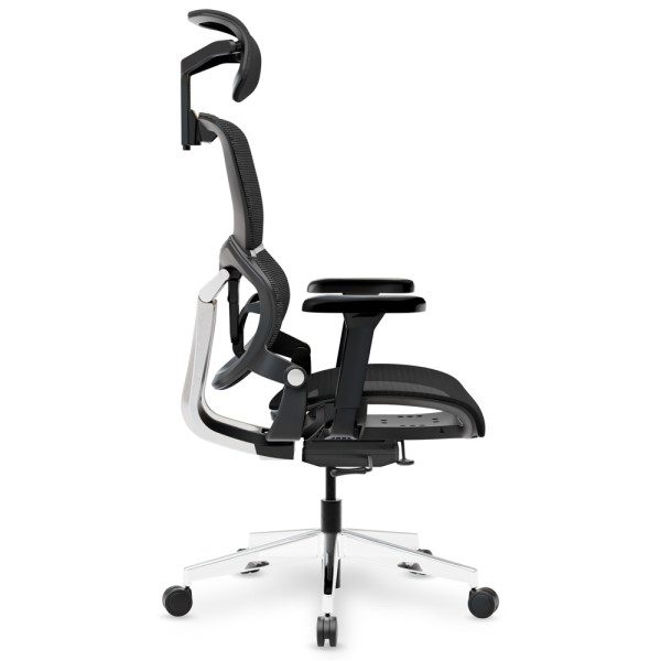 Кресло Mealux Q3 Air Black (арт. HF- Q3 M/B)  - спинка сетка / сиденье сетка / цвет черный (коробок-1 шт.)