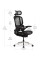Крісло Mealux S202 Air Black (арт. HF-S202 M/B) - спинка сітка / сидіння сітка / колір чорний (коробок-1 шт.)