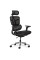 Крісло Mealux S4 Air Fabric Black (арт. HF-S4 F/B) - спинка сітка / сидіння тканина / колір чорний (коробок-1 шт.)