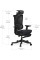 Крісло Mealux S6 Air Fabric Black (арт. HF-S6 F/B) - спинка сітка / сидіння тканина / колір чорний (коробок-1 шт.)