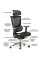 Крісло Mealux S8 Air Black (арт. HF-S8P M/B) - спинка сітка / сидіння сітка / колір чорний (коробок - 1 шт.)