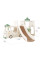 Дитячий ігровий комплекс Mealux Amber White / Green (арт. KD-B010 White / Green) - колір пластику білий із зеленим (коробок 1 шт.)