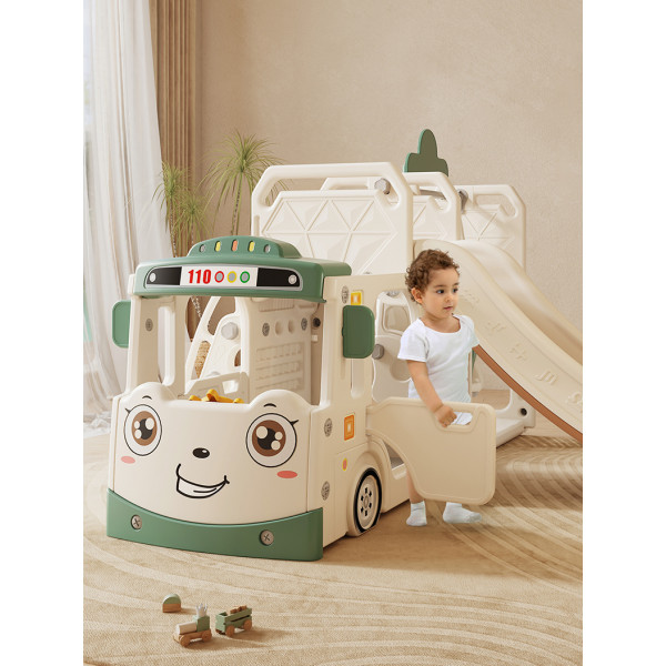 Дитячий ігровий комплекс Mealux Amber White / Green (арт. KD-B010 White / Green) - колір пластику білий із зеленим (коробок 1 шт.)