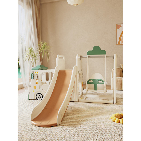 Дитячий ігровий комплекс Mealux Amber White / Green (арт. KD-B010 White / Green) - колір пластику білий із зеленим (коробок 1 шт.)