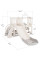 Дитячий ігровий комплекс Mealux Elsa White / Grey (арт. KD-B012-1 White / Grey) - колір пластику білий із сірим (коробок 1 шт.)