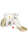 Дитячий ігровий комплекс Mealux Tower White / Brown (арт. KD-B013 White / Brown) - колір пластику білий з коричневим (коробок 1 шт.)