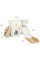 Дитячий ігровий комплекс Mealux Tower White / Brown (арт. KD-B013 White / Brown) - колір пластику білий з коричневим (коробок 1 шт.)