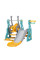 Гірка - гойдалка Mealux Ariel Yellow/Blue / Grey (арт. KD-B252 Yellow / Blue / Grey) - колір пластику жовтий / блакитний / сірий (коробок 1 шт.)