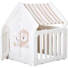 Манеж-будиночок для дітей Mealux Lulu House (арт. KD-C029 White) - колір пластику білий (коробок 1 шт.)