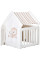 Манеж-будиночок для дітей Mealux Lulu House (арт. KD-C029 White) - колір пластику білий (коробок 1 шт.)