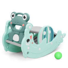 Дитячий ігровий комплекс Mealux Froggy Mint (арт. KD-D011 Mint) – колір пластику ментол (коробок 1 шт.)