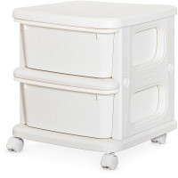 Дитячий стелаж Mealux Oscar White (арт. KD-E011 White) - колір пластику білий (коробок-1 шт.)