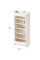 Стеллаж Mealux Brooks White (арт. KD-E041 White) - цвет пластика белый (коробок 1 шт.)
