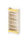 Стеллаж Mealux Brooks White / Yellow  (арт. KD-E041 White/Yellow) - цвет пластика белый с желтым (коробок 1 шт.)