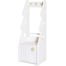 Стелаж Mealux Wendy White (арт. KD-E043 White) -  колір пластика білий (коробок-1 шт.)