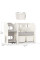 Стелаж Mealux Kubik White (арт. KD-E053 White) - колір пластику сірий з білим (коробок 1 шт.)