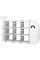 Стелаж Mealux Splash White (арт. KD-E054 White) - колір пластику білий (коробок 1 шт.)