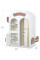 Дитяча шафа Mealux Narnia White (арт. KD-E061 Coffee White) - колір пластику білий з коричневим (коробок-1 шт.)