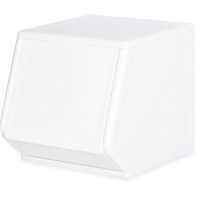 Закритий стелаж для іграшок Mealux Boxy S White (арт. KD-E071 White) - колір пластика білий (коробок-1 шт.)