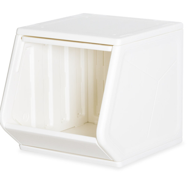 Закритий стелаж для іграшок Mealux Boxy S White (арт. KD-E071 White) - колір пластика білий (коробок-1 шт.)