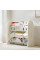 Стеллаж Mealux Slotto White (рт. KD-E121 White) -  цвет пластика белый (коробок 1 шт.)
