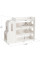 Стелаж Mealux Sheriff White (арт. KD-E141 White) - колір пластику білий (коробок 1 шт.)