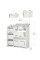 Стелаж Mealux Chef White (арт. KD-E153 White) - колір пластику білий із сірим (коробок 1 шт.)