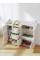Стеллаж Mealux Master Chef White/Gray  (арт. KD-E154 White/Gray) - цвет пластика белый с серым (коробок 1 шт.)