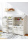Стеллаж Mealux Master Chef White/Gray  (арт. KD-E154 White/Gray) - цвет пластика белый с серым (коробок 1 шт.)