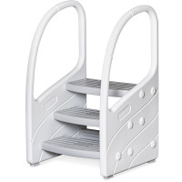 Дитяча сходинка Mealux Kiko White (арт. KD-F041-2 White) - колір пластику білий з сірим (коробок-1 шт.)