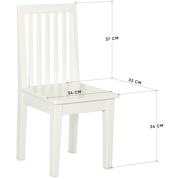 Дитячий стільчик Mealux KD-Y952 Ivory - натуральне дерево (короборк 1 шт.)