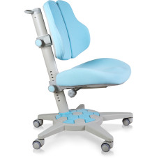 Детское кресло Evo-kids SAMPLE- ball Blue (sale) - кресло голубое с серыми вставками / основание в виде мяча