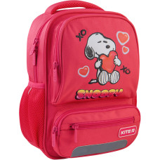 Рюкзак детский Kite Kids Peanuts Snoopy (розовый) (арт.SN21-559XS-1) - ткань розовая с рисунком