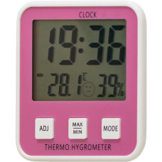 SMART-часы розовые (арт.Smart clock PN) - цвет пластика розовый (коробок 1шт.)