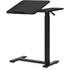 Стіл Hommex Mobidesk Duo USB Black (арт. ТН-010-2 Black) - стільниця чорна / ніжки чорні (коробок 1 шт.)