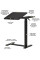 Стол Hommex Mobidesk Duo Black (арт. ТН-010-2 Black) - cтолешница черная / ножки черные (коробок 1 шт.)