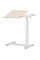 Стіл Hommex Mobidesk Duo USB Maple (арт. ТН-010-2 Maple) - стільниця клен / ніжки білі (коробок 1 шт.)