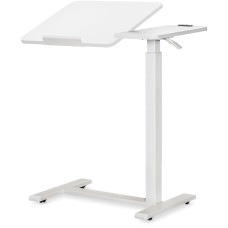 Стіл Hommex Mobidesk Duo USB White (арт. ТН-010-2 White) - стільниця біла / ніжки білі (коробок 1 шт.)