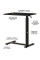 Стіл Hommex Mobidesk USB Black (арт. TH-010 Black) - стільниця чорна / ніжки чорні (коробок 1 шт.)