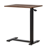 Стол Hommex Mobidesk Lite Walnut (арт. TH-010 lite Walnut) - стільниця горіхова / ніжки чорні (коробок 1 шт.)