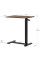 Стол Hommex Mobidesk Lite Walnut (арт. TH-010 lite Walnut) - стільниця горіхова / ніжки чорні (коробок 1 шт.)