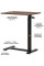 Стол Hommex Mobidesk Lite Walnut (арт. TH-010 lite Walnut) - стільниця горіхова / ніжки чорні (коробок 1 шт.)