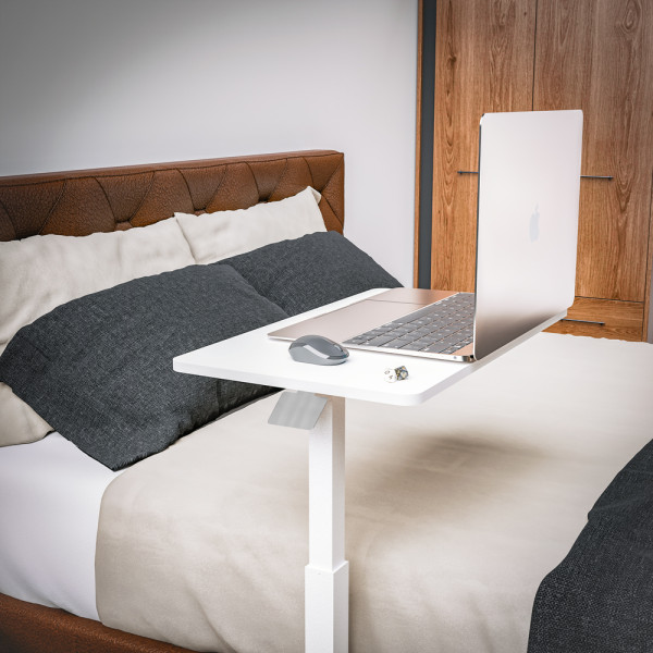 Стол Hommex Mobidesk Lite White (арт. TH-010 Lite White) - стільниця біла / ніжки білі (коробок 1 шт.)