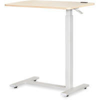 Стіл Hommex Mobidesk USB Maple (арт. TH-010 Maple) - стільниця клен / ніжки білі (коробок 1 шт.)