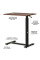 Стол Hommex Mobidesk Walnut (арт. ТН-010 Walnut) - столешница ореховая / ножки черные (коробок 1 шт.)