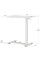 Стол Hommex Mobidesk White (арт. ТН-010 White) - столешница белая / накладки белые (коробок 1 шт.)