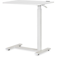 Стол Hommex Mobidesk White (арт. ТН-010 White) - столешница белая / накладки белые (коробок 1 шт.)