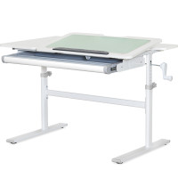 Дитячий стіл Evo-kids TH-220 Grey (арт.TH-220 W/G) - стільниця біла / ніжки сірі (коробок-1 шт.)